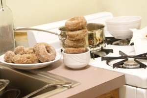 1218 Apple Donuts| Photo by Heidi Lee