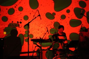 Toro y Moi's drummer at Paradise Rock Club - such a trippy video | photo by Joel Khan
