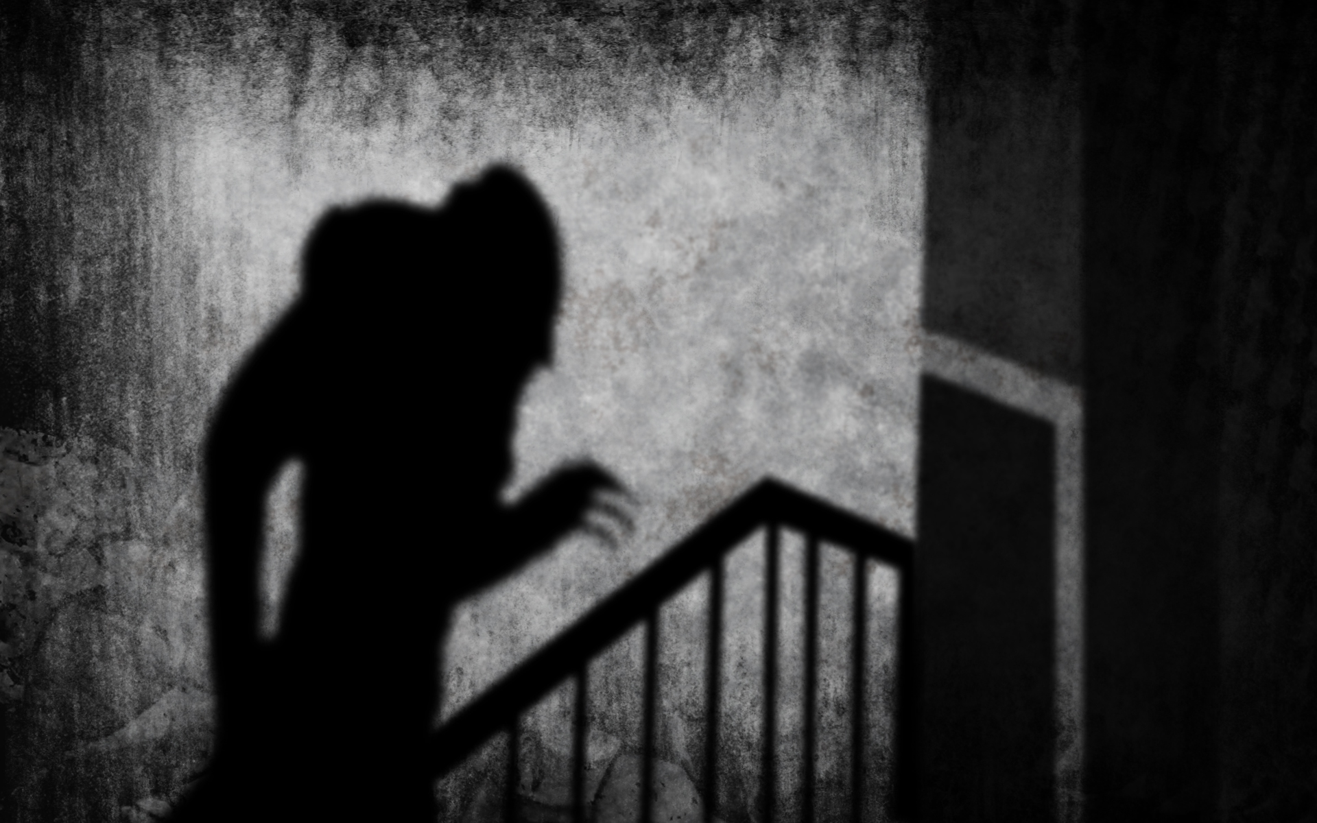Nosferatu on the Stairs Shadow