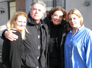 Professor Waller with Holly Collins, Jennifer Collins, and Barry Nolan