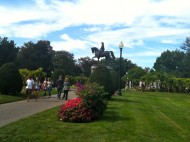A statue of George Washington in the Public Garden. | Photo by Briana Seftel