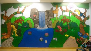 A mural that last year's Stone Mountain ASB group painted at FODAC. | Photo by Irene Berman-Vaporis