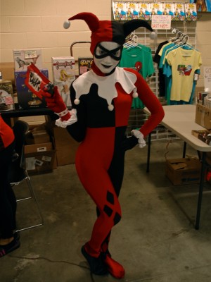 Harley Quinn was a popular choice for cosplay this year.