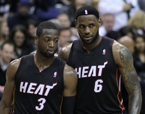 Dwyane Wade and LeBron James