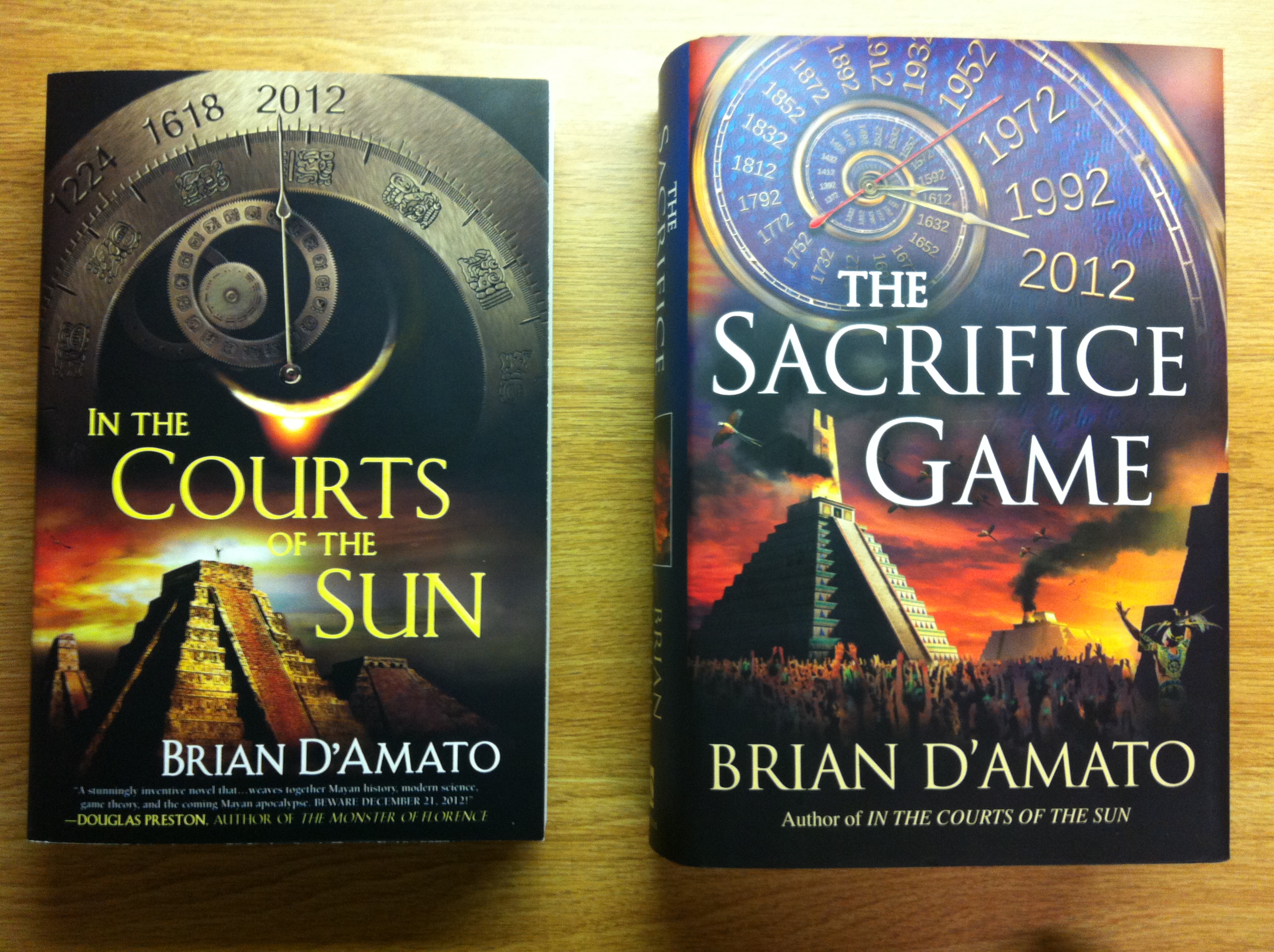 Brian D'Amato's "In the Courts of the Sun" and "The Sacrifice Game"