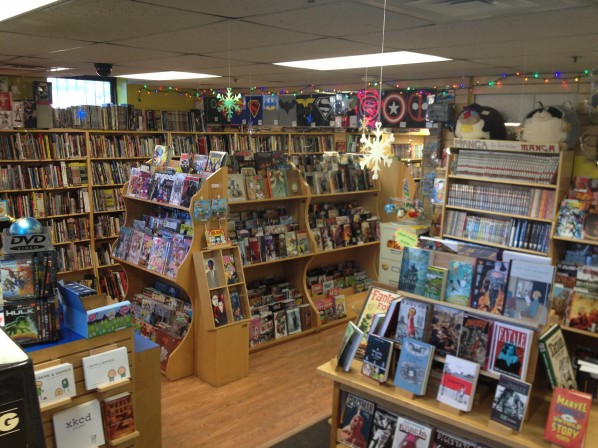 A peek at the sunny, clean interior of Comicopia. | Photo courtesy of Jon Christianson