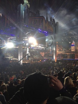 The view from our seats - photo by Taylor Smyth