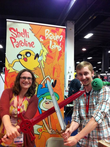 Shelli and Braden channeling the spirit of Adventure Time | Courtesy of Shelli Paroline