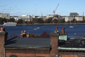 Dorms across campus had front row seats to the races all weekend long - Photo by Hanna Klein