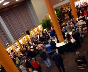 Guests at the opening reception. | Photo by Jovanna Fazzini