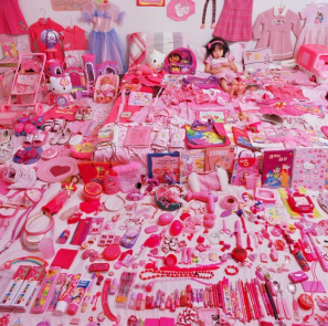 SeoWoo and Her Pink Things  JeongMee Yoon 2006 Photograph © Museum of Fine Arts, Boston and Jenkins Johnson Gallery