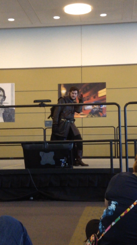Cosplayer dressed as Robb Stark dances to "Ice Ice Baby." | Photo by Andrew Evans