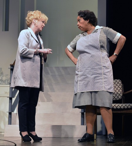 Julia Duffy (left) and Lynda Grávatt (right) star as Christina Drayton and Matilda "Tillie" Binks, respectively | Photo by Paul Marotta, courtesy of The Huntington Theatre Company