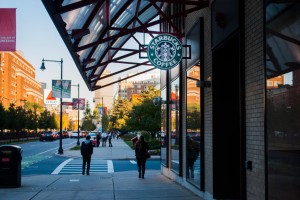 Don't forget your reusable mug at any campus Starbucks! | Photo courtesy of Craig Tateronis