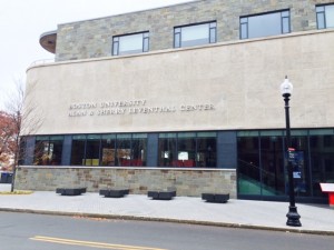 The best way to see if the school is a best fit is to visit the campus. BU Campus visits start at the Alan and Sherry Leventhal Center | Photo by Michelle Cheng.