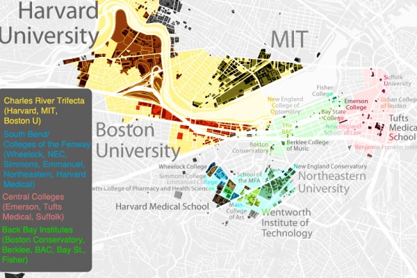 There are nearly 30 higher education institutions in Boston | Photo courtesy city-data.com.