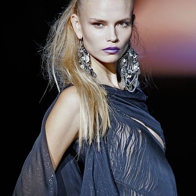 Russian supermodel Natasha Poly at a show in 2009. Photo by Ed Kavishe courtesy of Wikimedia Commons