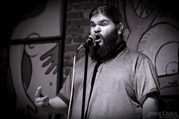 NYC poet Jared Singer. Featured at the Boston Poetry Slam September 30. Photo by Jonathan Weiskopf.