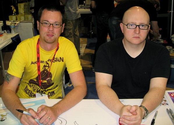 The masterminds behind Penny Arcade, Mike Krahulik and Jerry Holkins | Photo courtesy Wikimedia Commons user Wikibofh
