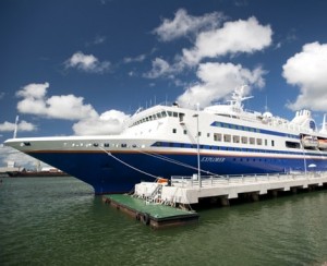 The MV Explorer: A Floating University.  |  Photo courtesy of the Institute for Shipboard Education.